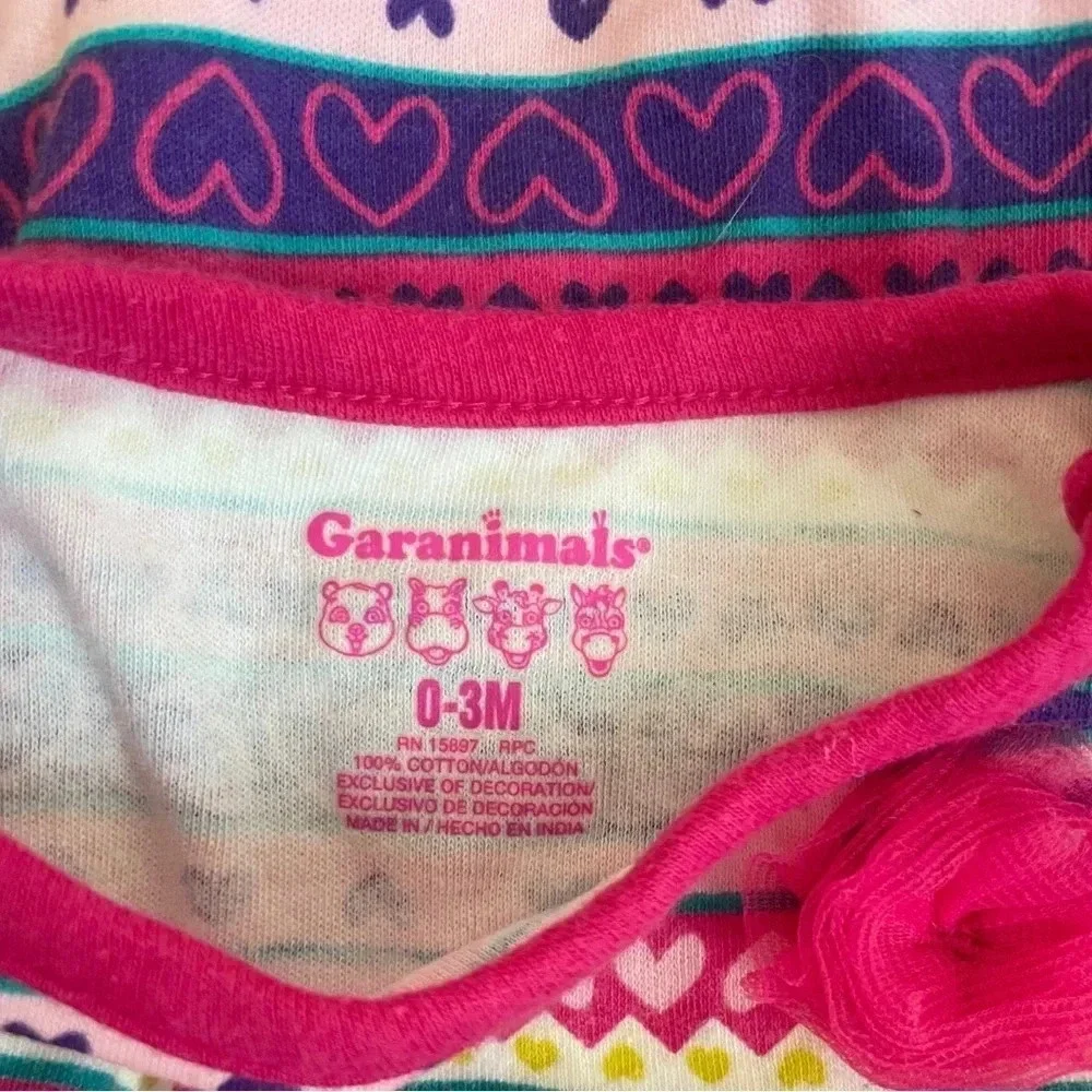 Baby Girls’ Bodysuits and Shorts Bundle, Size 0-3M 100% Cotton Set
